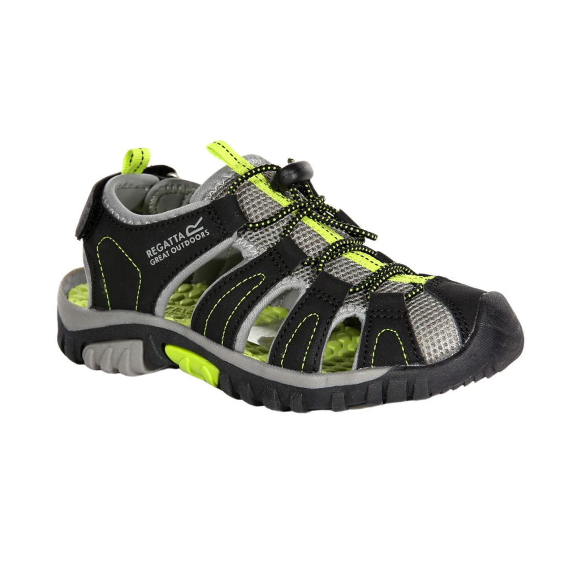 Sandales Westshore Noir/vert Fluo main product photo