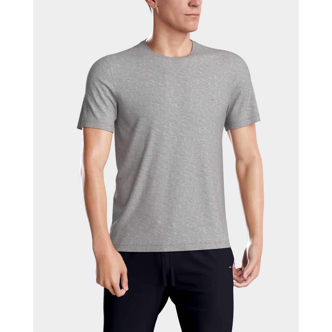 T-shirt uni en coton main product photo