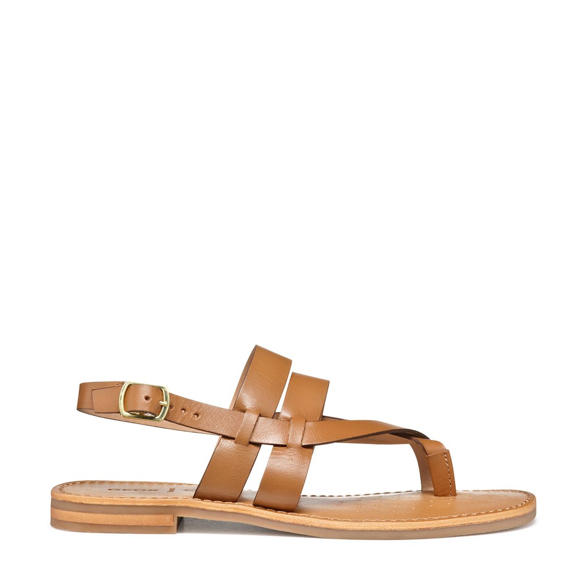 Sandale Maddalusia En Cuir Beige Pour Femme main product photo
