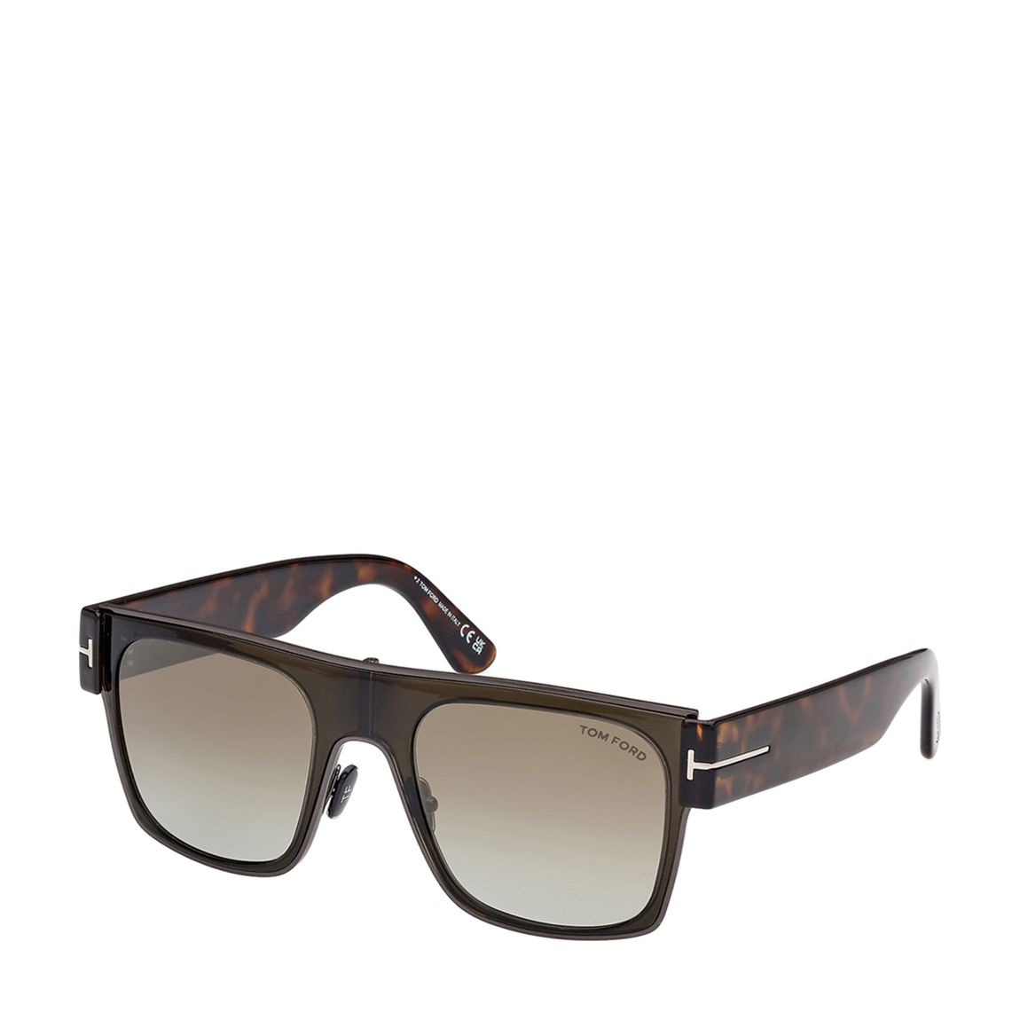 Lunettes De Soleil Carrées Unisex Havane 54Mm main product photo