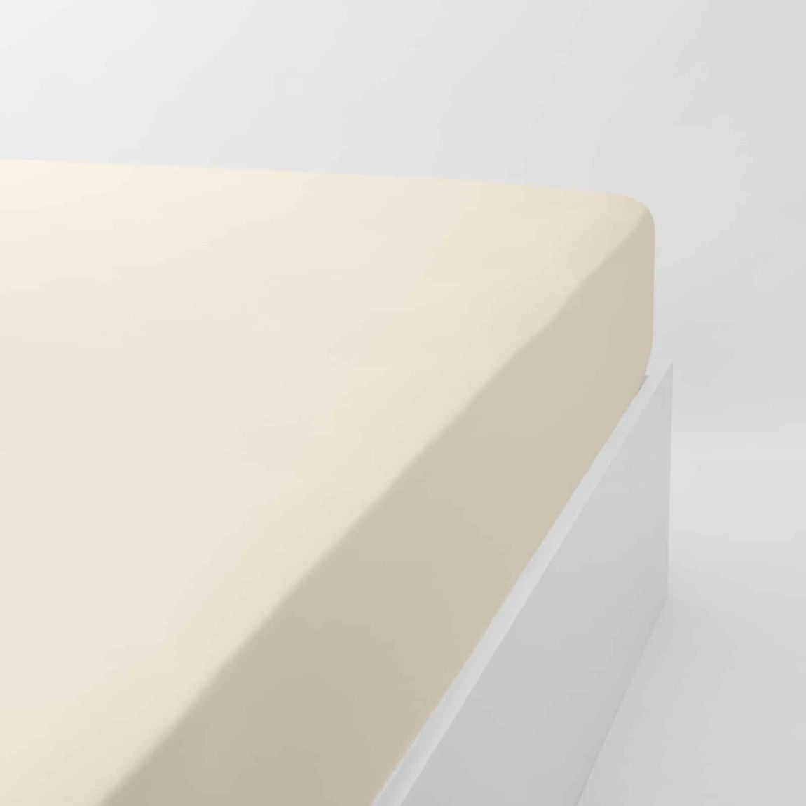 Drap housse uni coton percale 200 fils DESIREE main product photo