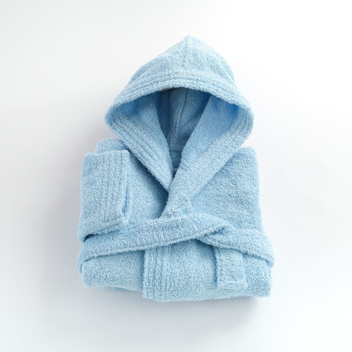Peignoir enfant capuche en coton bouclette éponge COCOON main product photo
