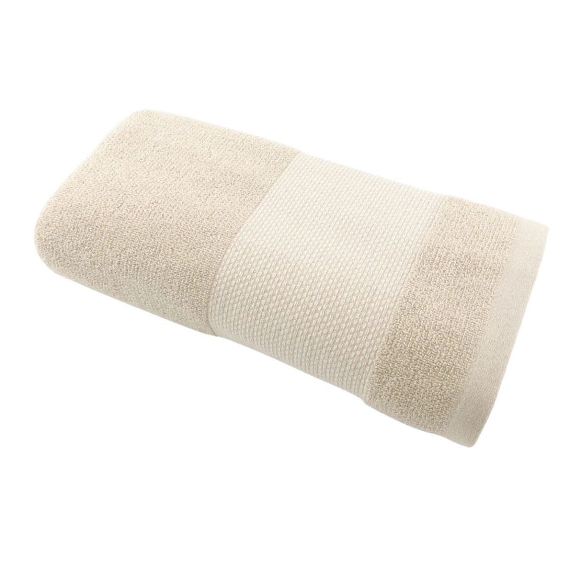 Maxi drap de bain coton lin éponge ALINE main product photo
