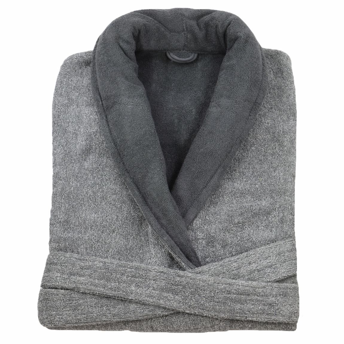 Peignoir homme en coton éponge BICOLORE main product photo