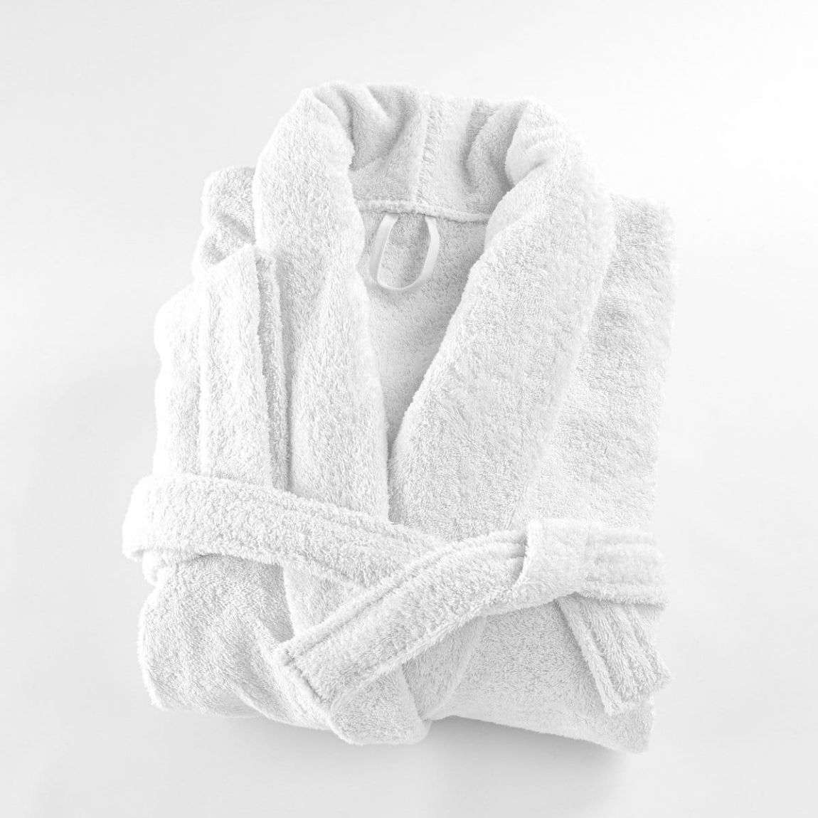 Peignoir coton éponge col chale éponge PREMIUM main product photo