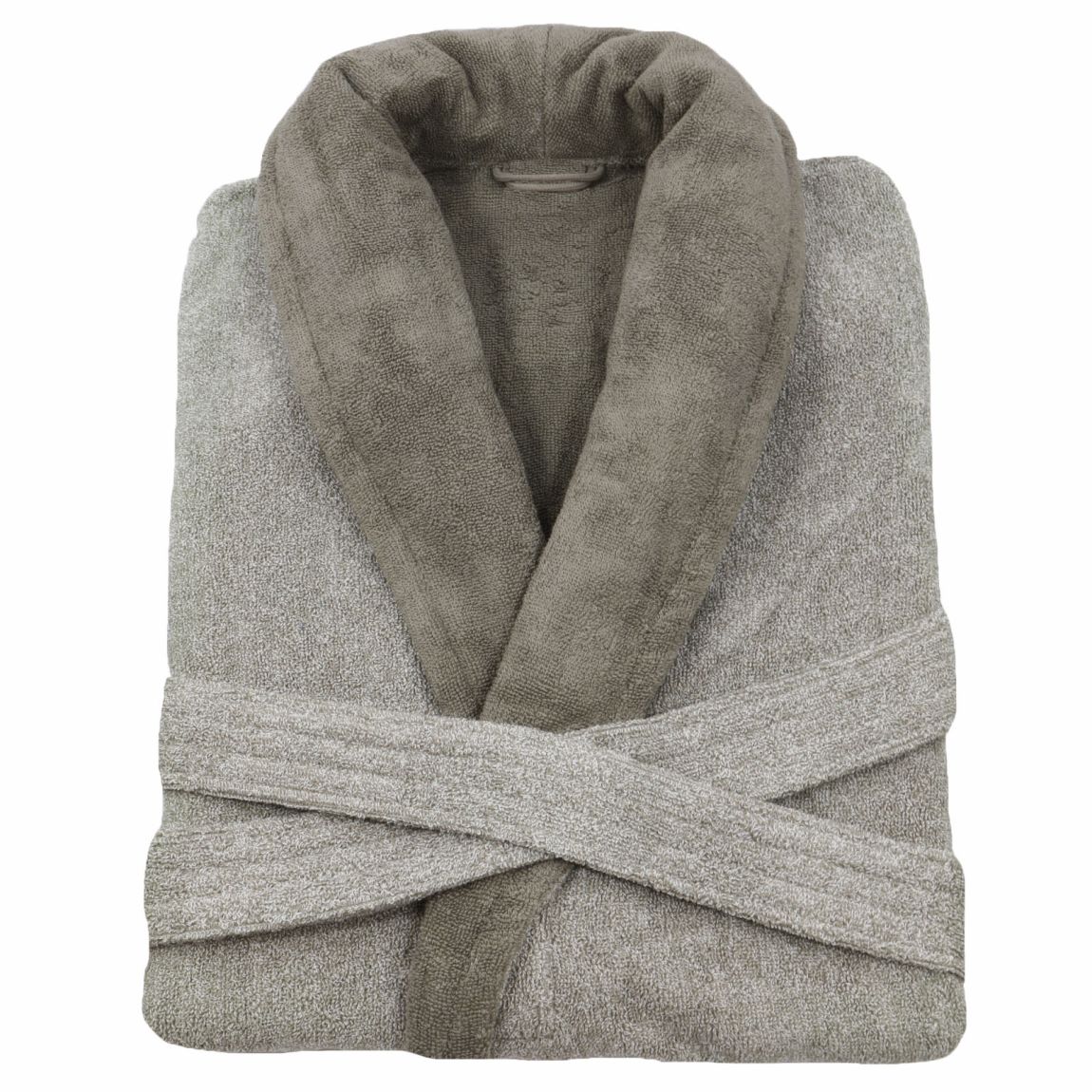 Peignoir homme en coton éponge BICOLORE main product photo
