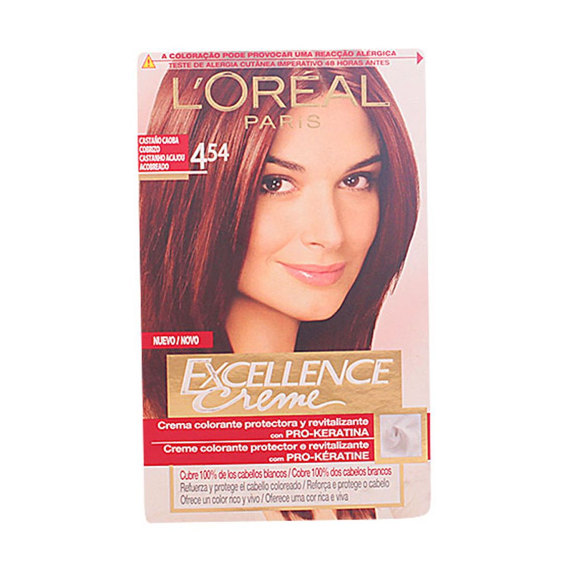 Coloration Excellence Crème - 4.54 Marron Acajou Cuivre main product photo