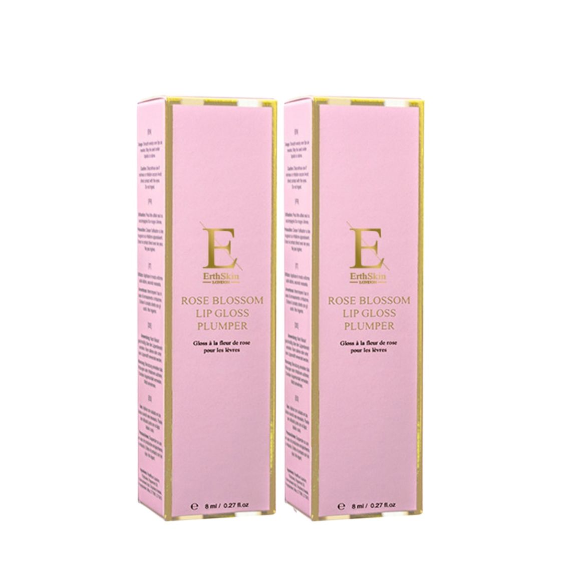 2 x Gloss à lèvres repulpant à la fleur de rose 8 ml main product photo