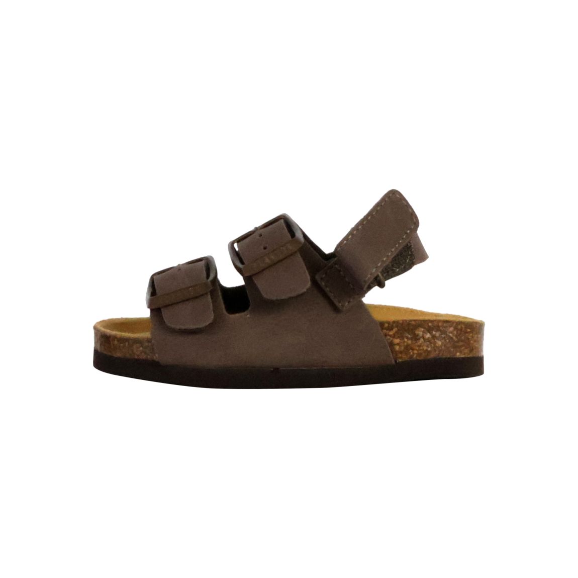 Mules Cuir Enfant Poli Marron main product photo