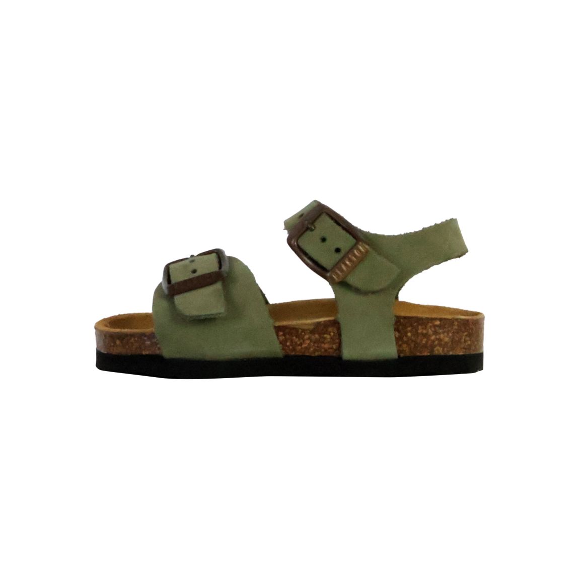 Mules Cuir Enfant Louis Olive main product photo