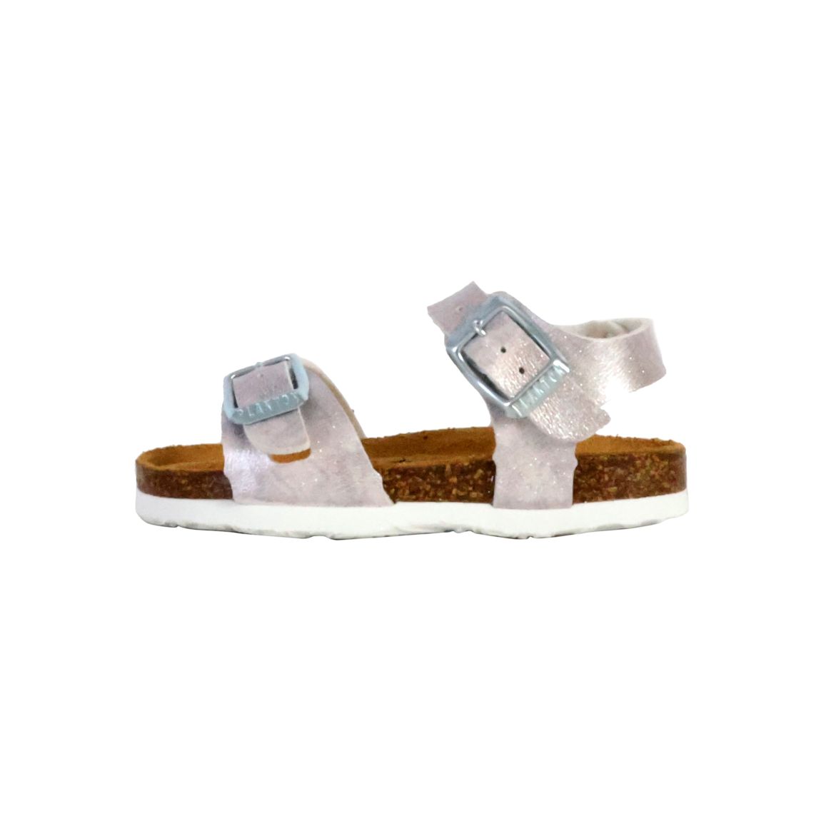 Mules Cuir Enfant Lisa Argent main product photo