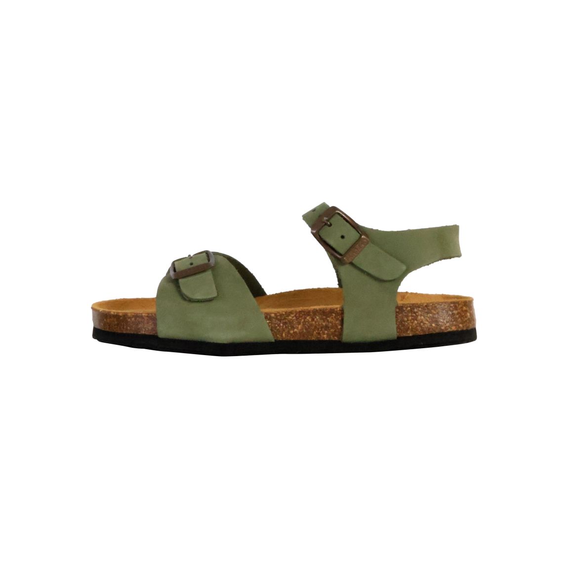 Mules Cuir Enfant Louis Olive main product photo