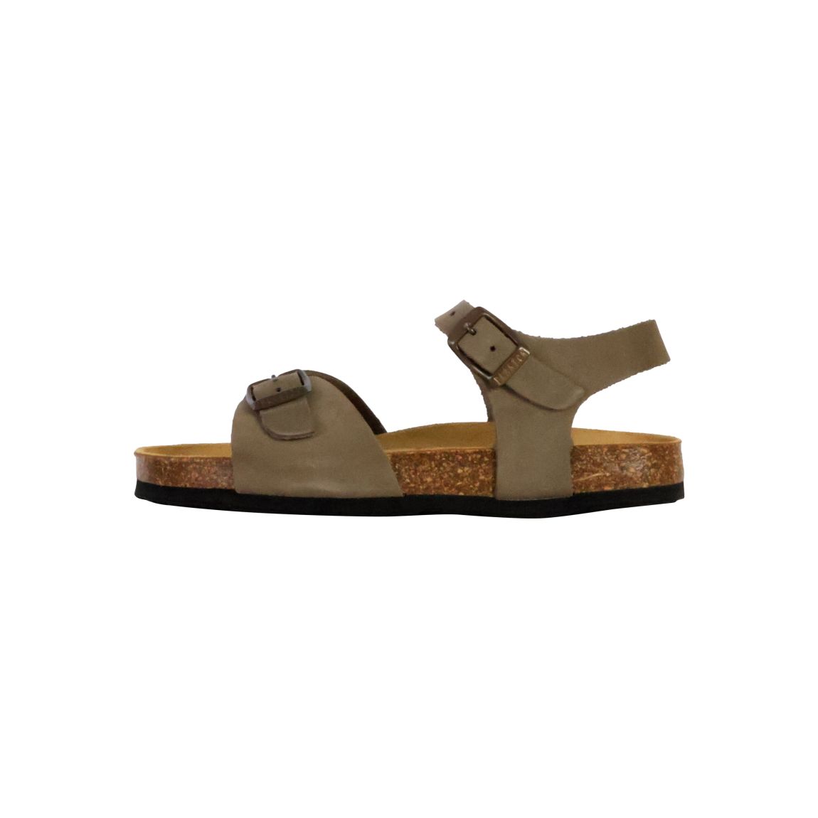 Mules Cuir Enfant Louis Kaki main product photo