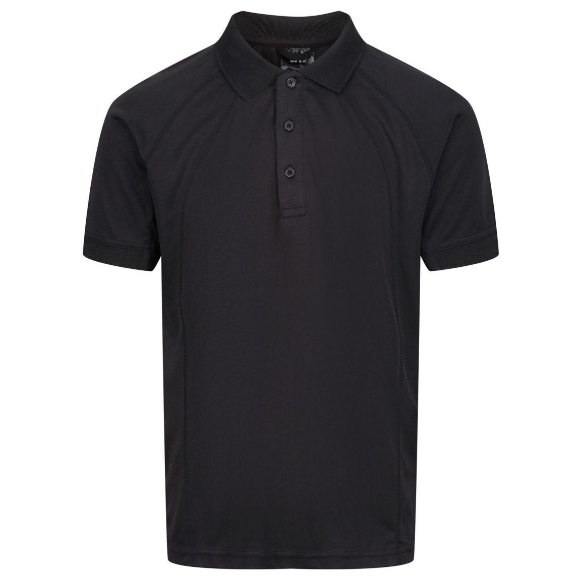 Polo À Manches Courtes Noir main product photo