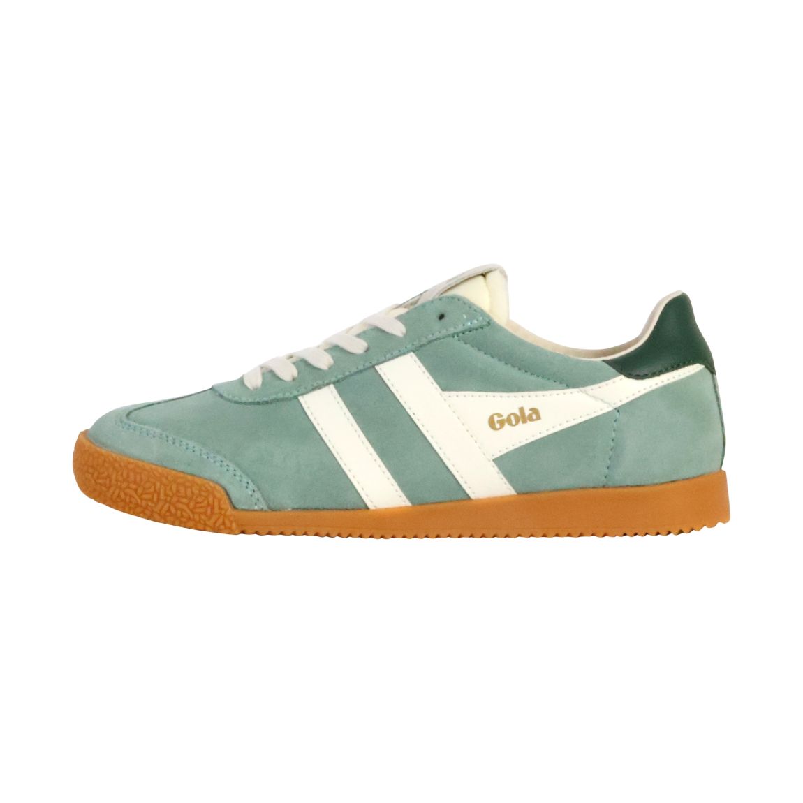 Basket Basse Cuir Elan Vert Mist Blanc Cassé Vert main product photo