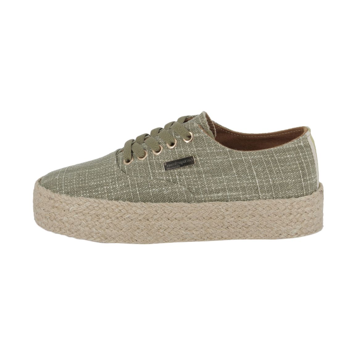 Basket à Lacets Par M.Belarbi Cosmic Kaki-Or main product photo