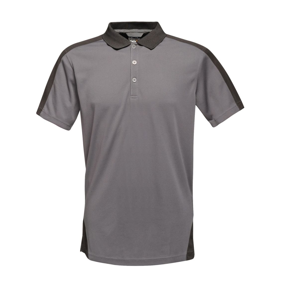 Polo Gris Phoque / Noir main product photo