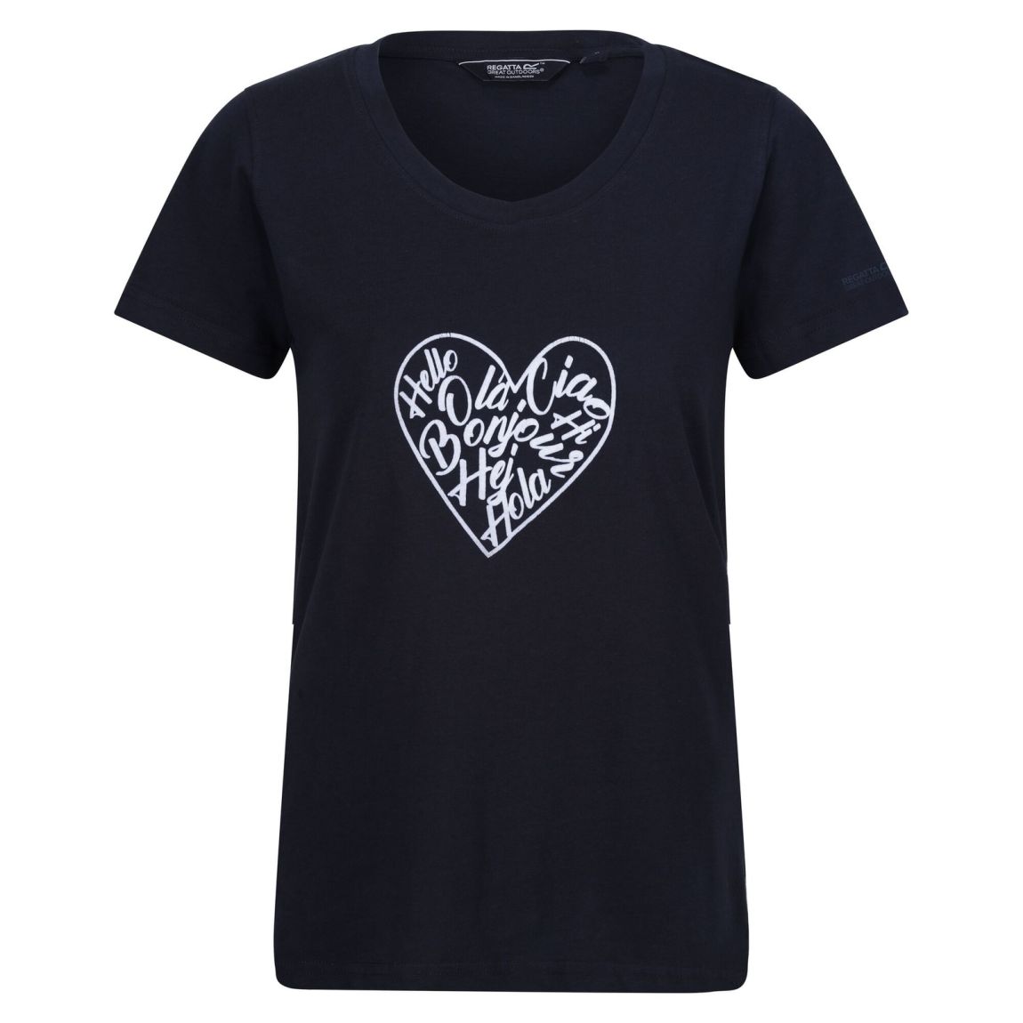 T-shirt FILANDRA AMORE Bleu Marine main product photo