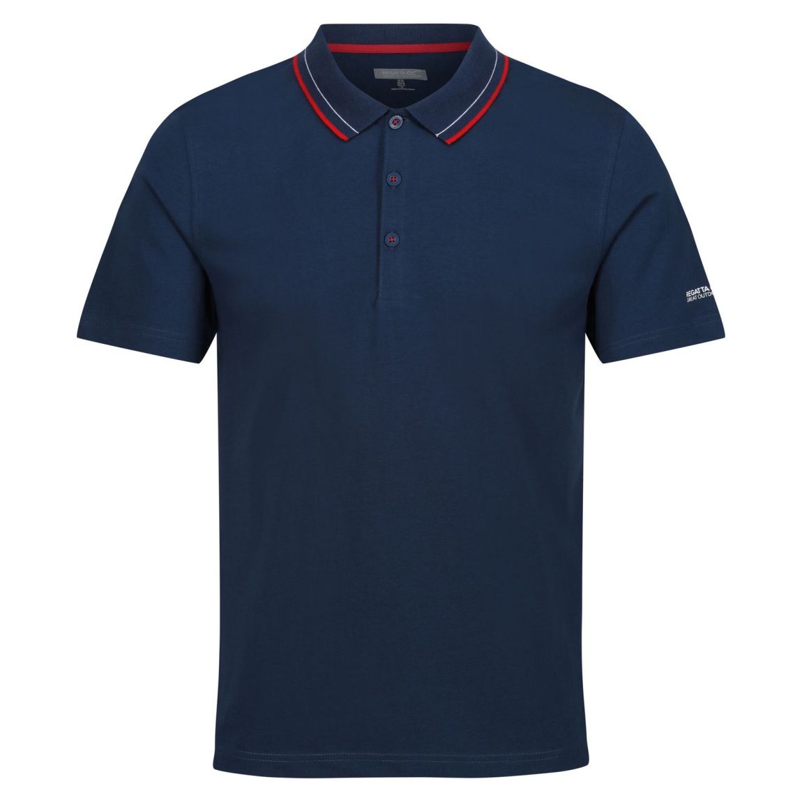 Polo FORLEY Denim Sombre main product photo