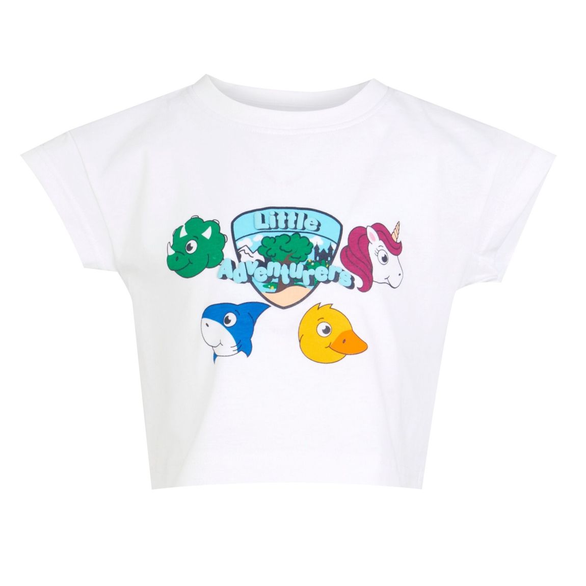 T-shirt Little Adventurers Blanc main product photo