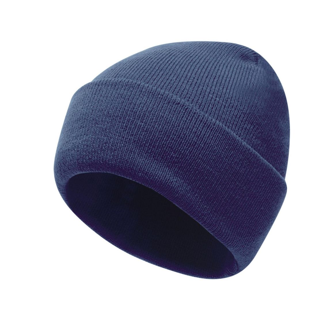 Bonnet À Ourlet Bleu Marine main product photo