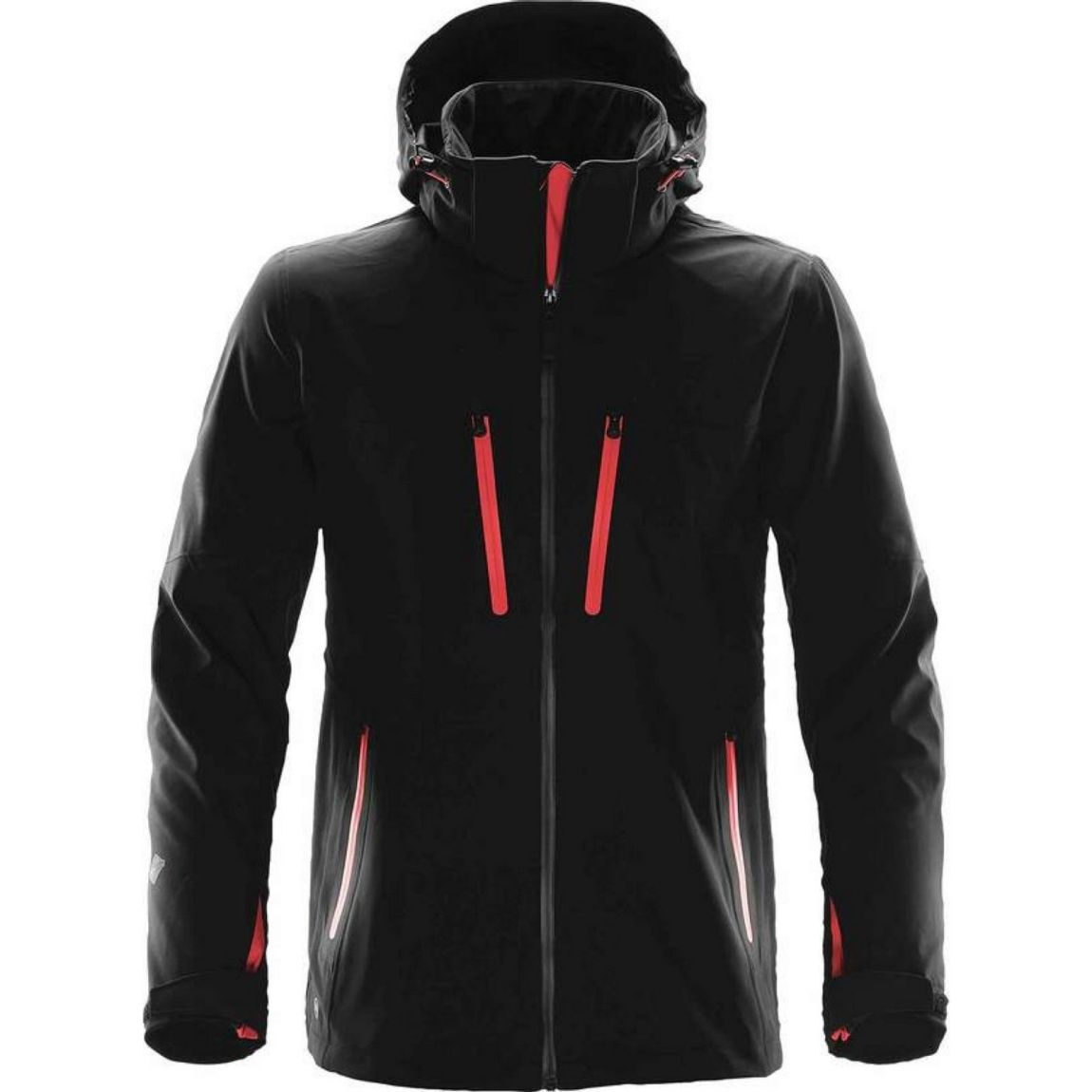 Veste Patrol Noir / Rouge Vif main product photo