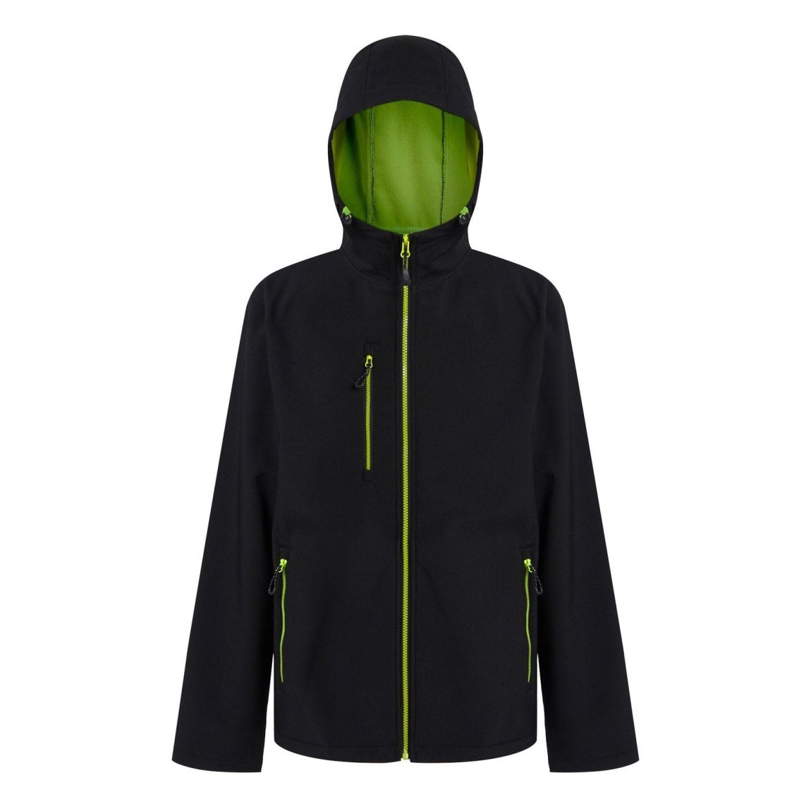 Veste Softshell NAVIGATE Noir / Vert Citron main product photo