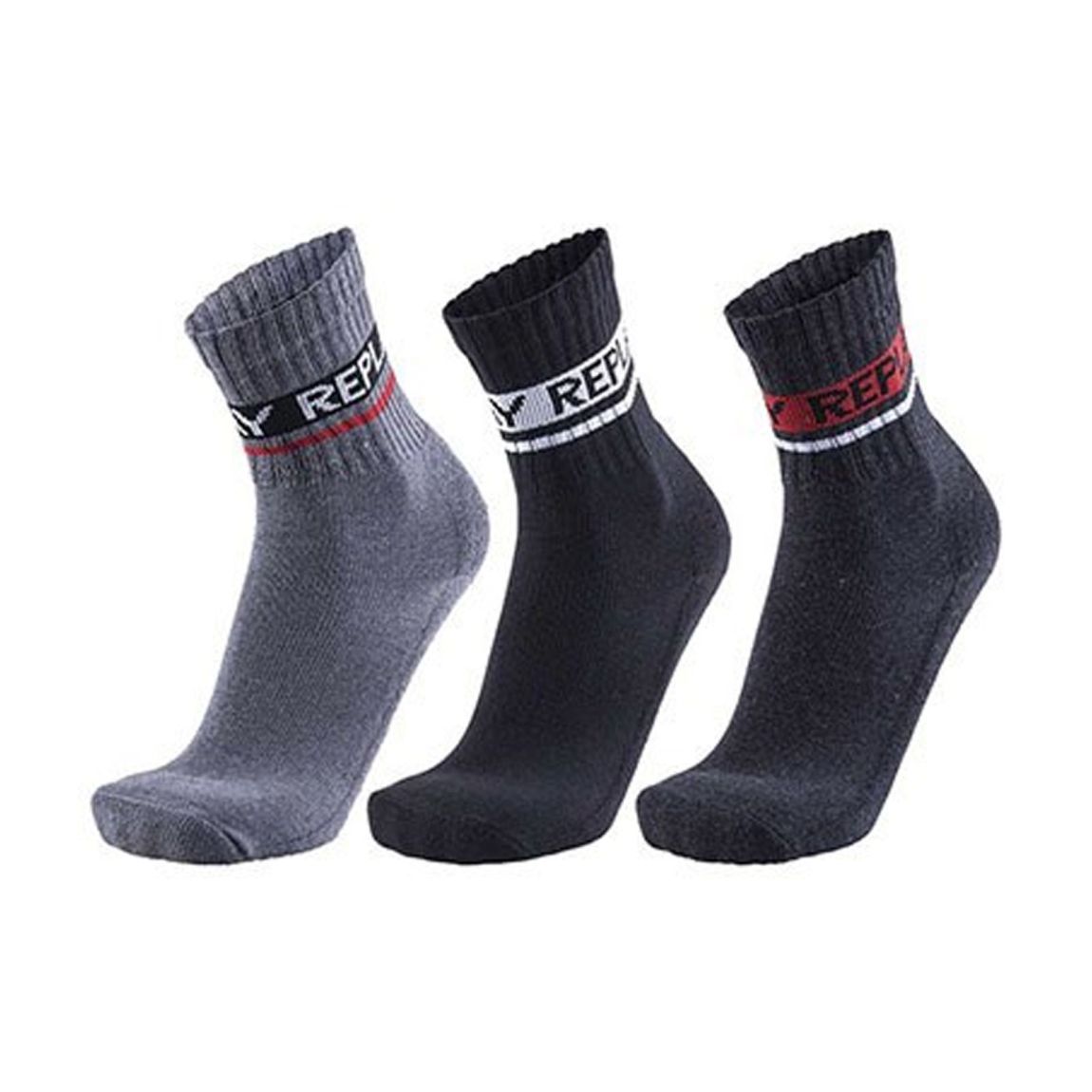 Chaussettes Gris Chiné / Noir / Anthracite main product photo