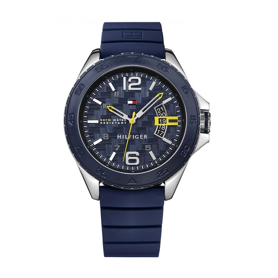 Montre homme Tommy Hilfiger 1791204 Cadran bleu Silicone bleu main product photo