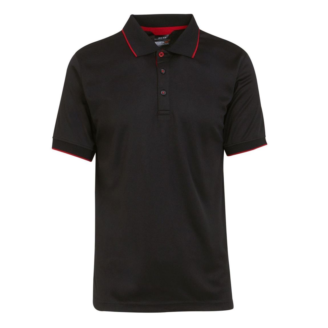 Polo NAVIGATE Noir / Rouge Classique main product photo