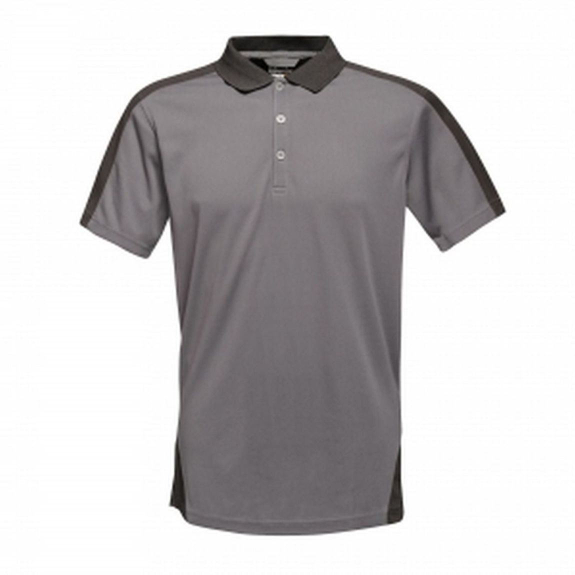 Polo CONTRAST Gris / Noir main product photo