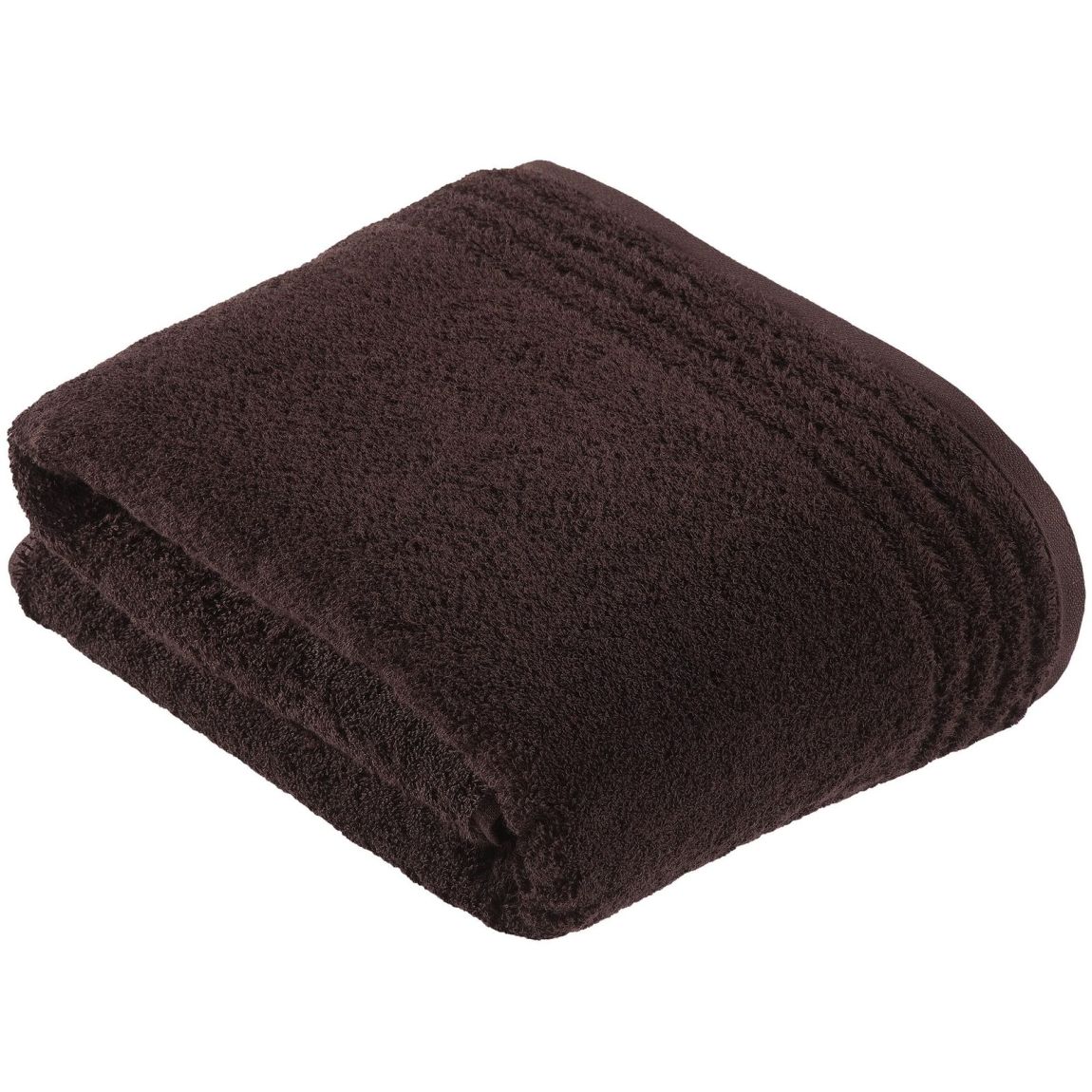Serviette De Bain VIENNA STYLE Marron Foncé main product photo