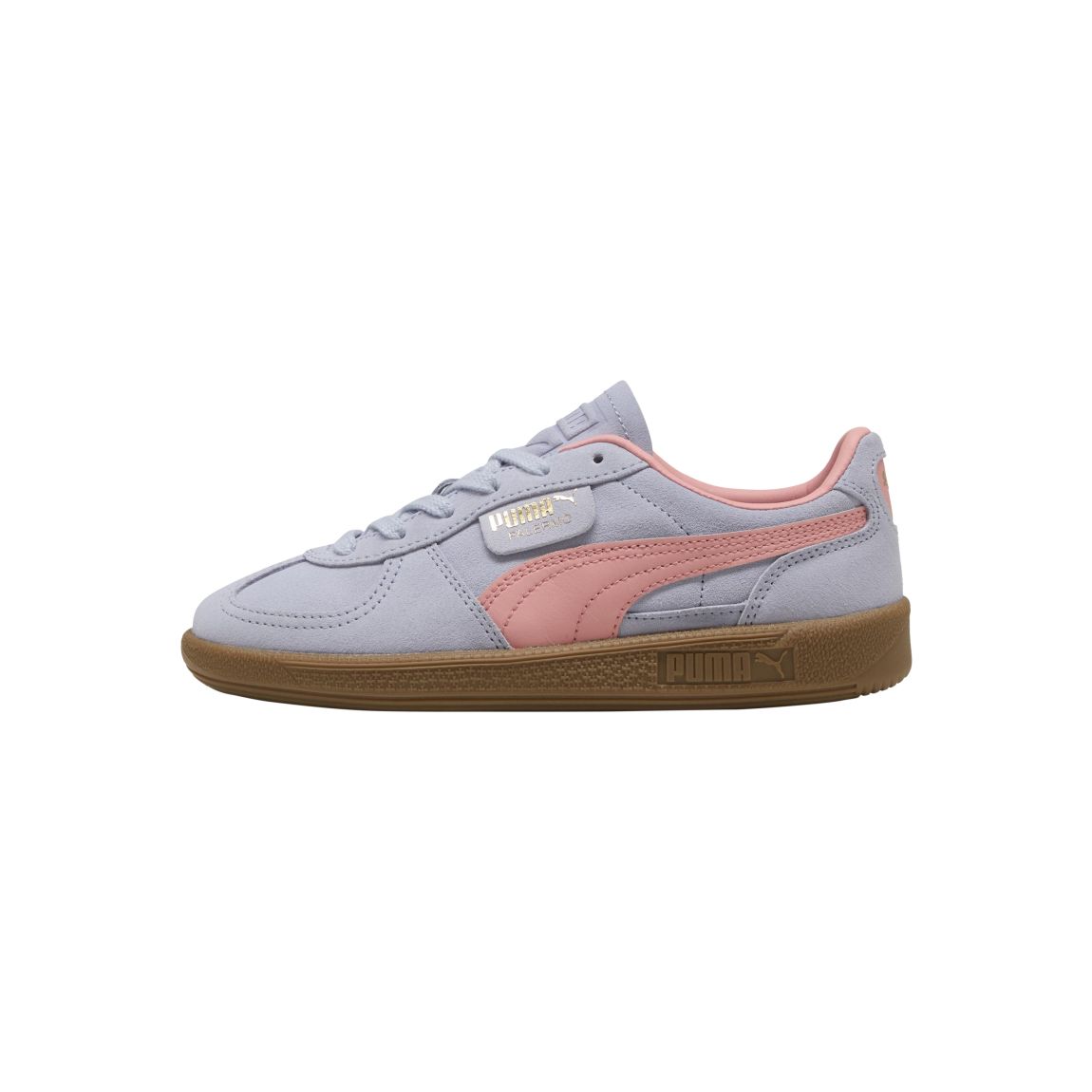 Basket Cuir Enfant Palermo PS Gris-Rose main product photo