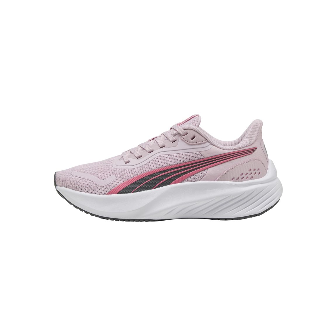 Basket Junior à Lacets Pounce Lite Jr Rose-Mauve Rose-Blanc main product photo