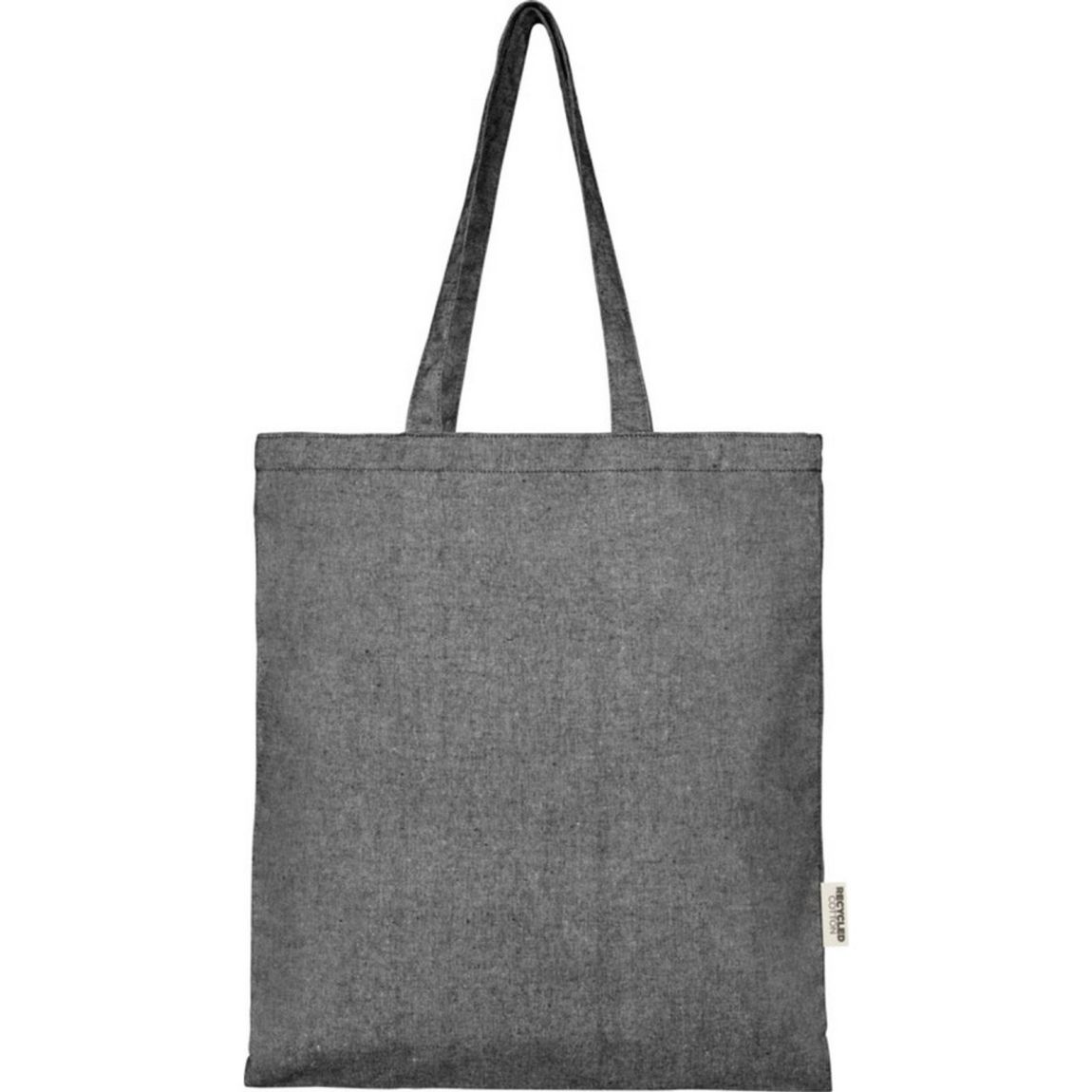 Sac Pheebs Coton Recyclé Noir Chiné main product photo