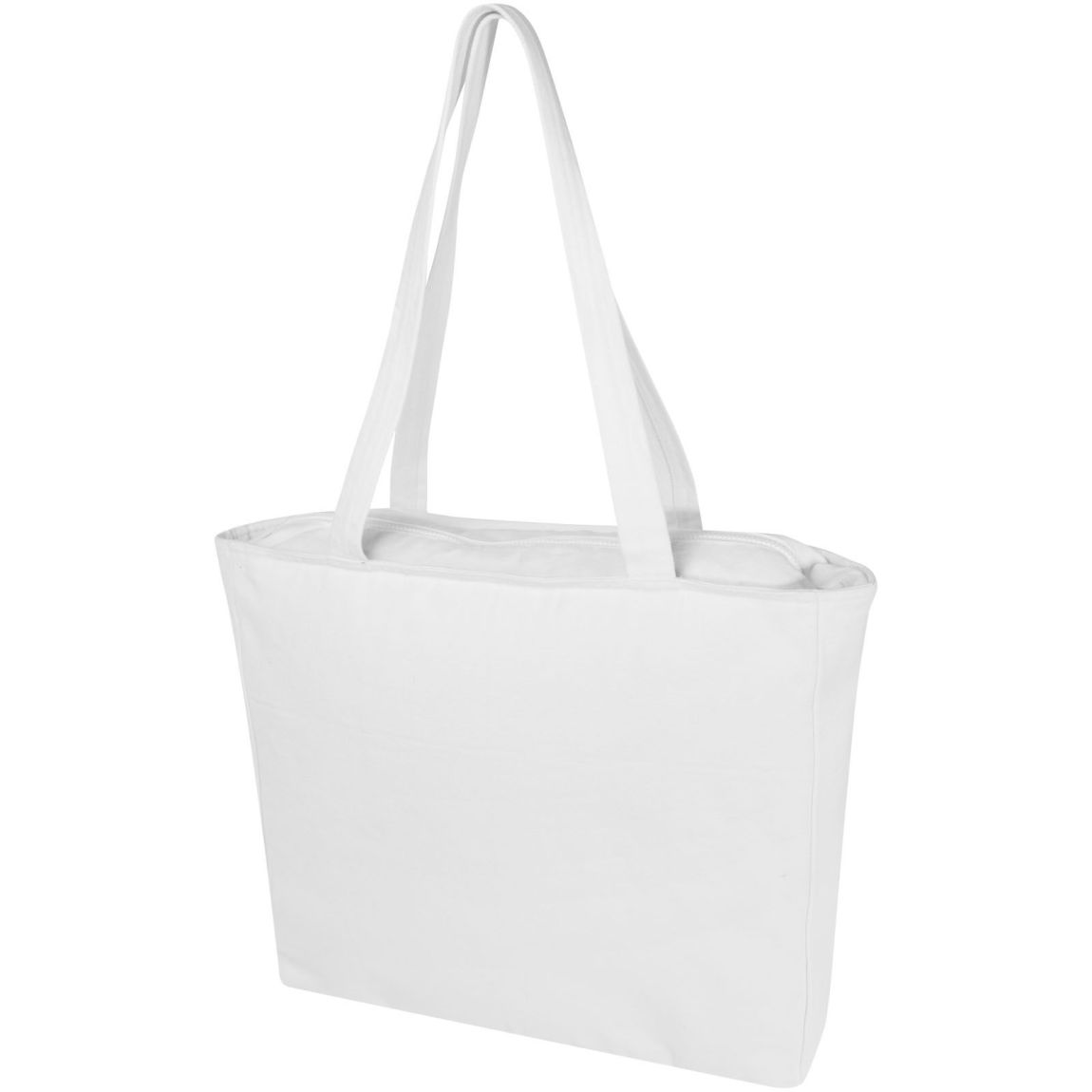 Sac Weekender Coton Recyclé Blanc main product photo