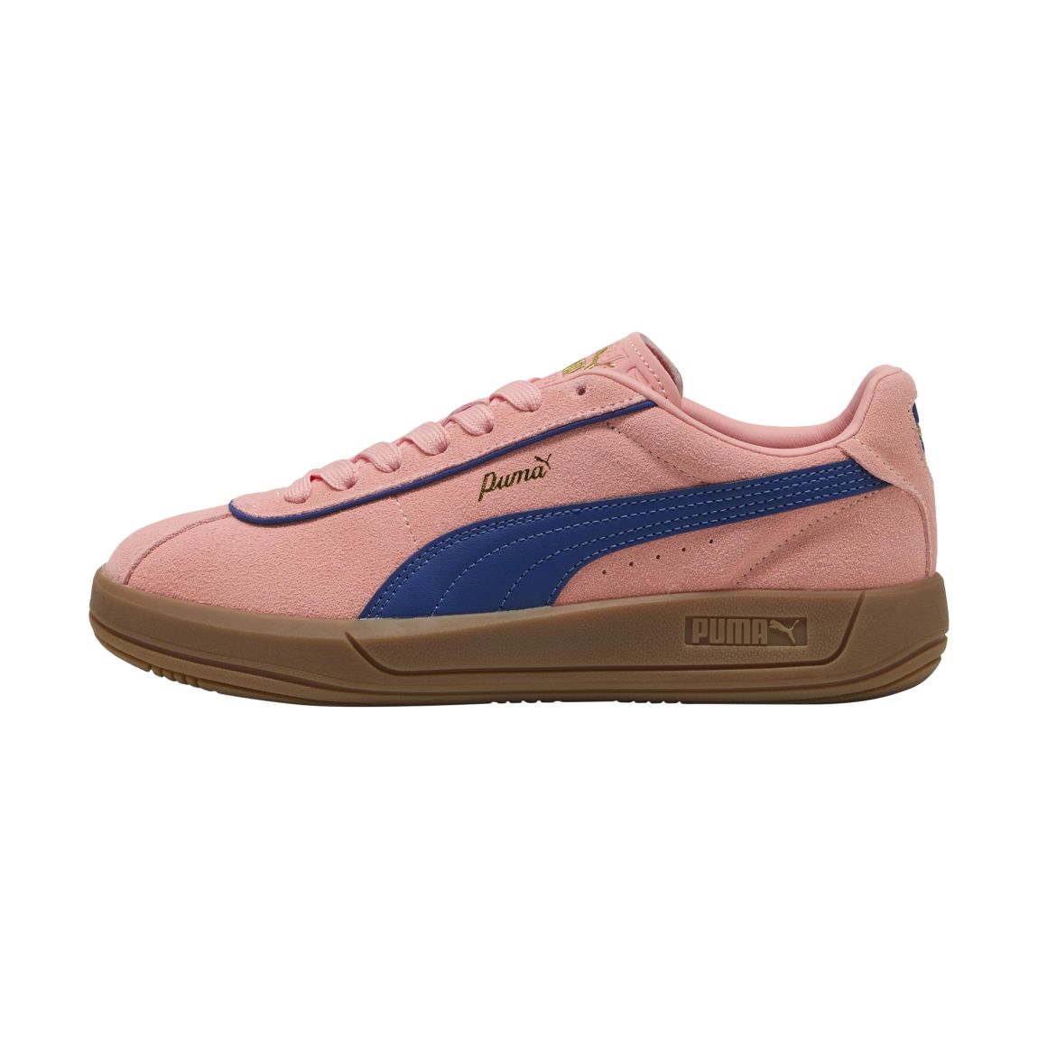 Basket Cuir Club Klassika SD Rose fruit-Bleu Or main product photo