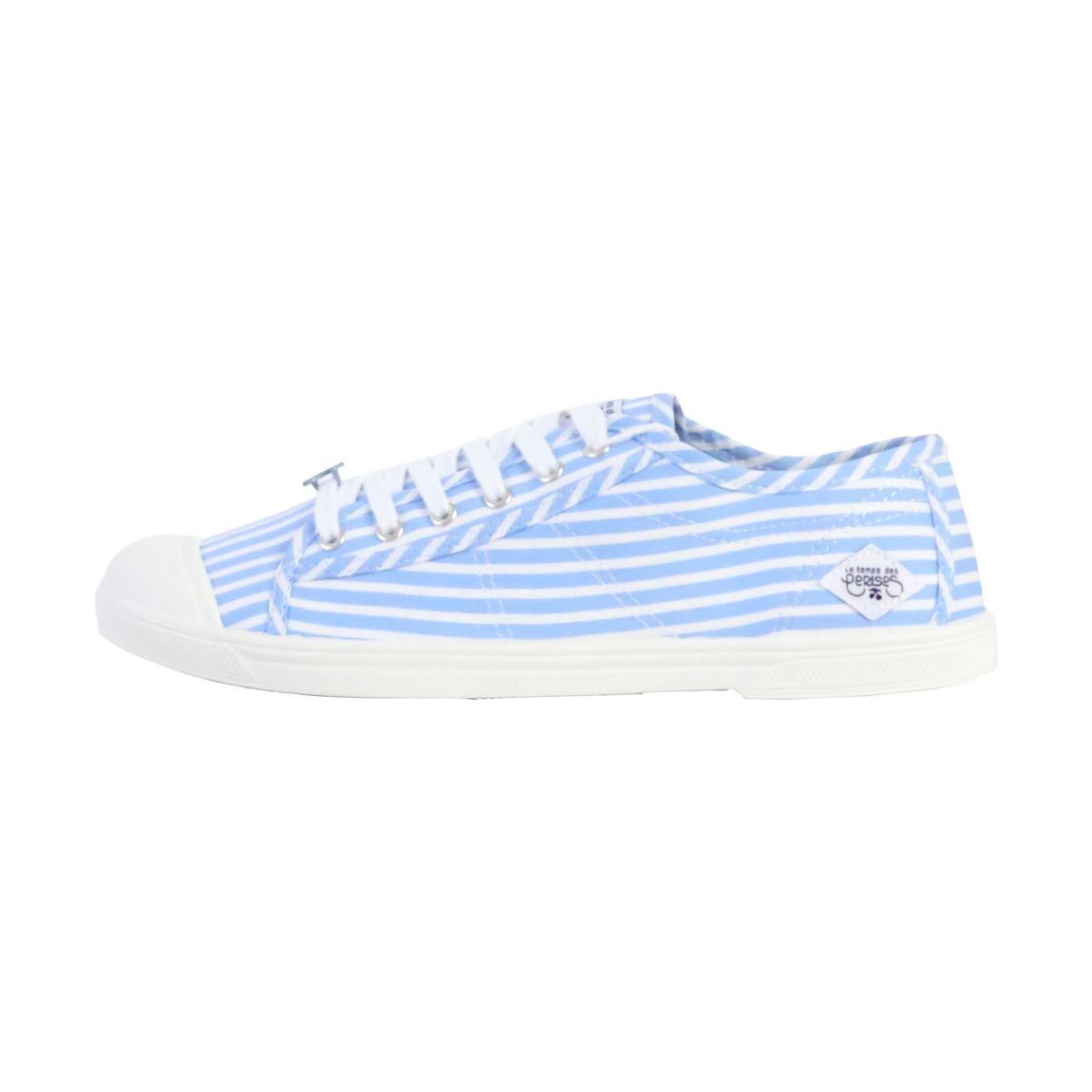 Tennis à Lacets Le Temps Des Cerises Basic 02 Trans Bleu Claire main product photo