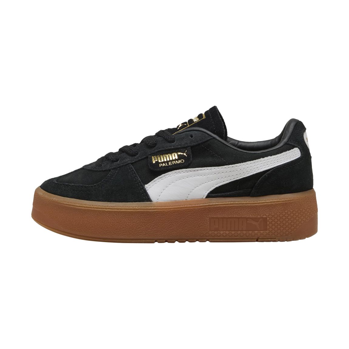 Basket Cuir Palermo Elevata Wns Noir-Gum main product photo