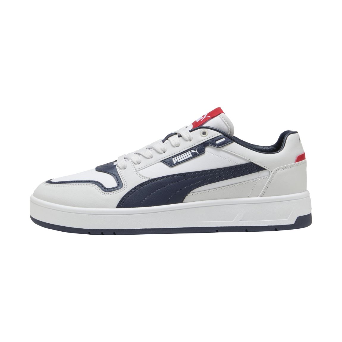 Basket à Lacets Court Classic Street Blanc - Marine/Gris main product photo