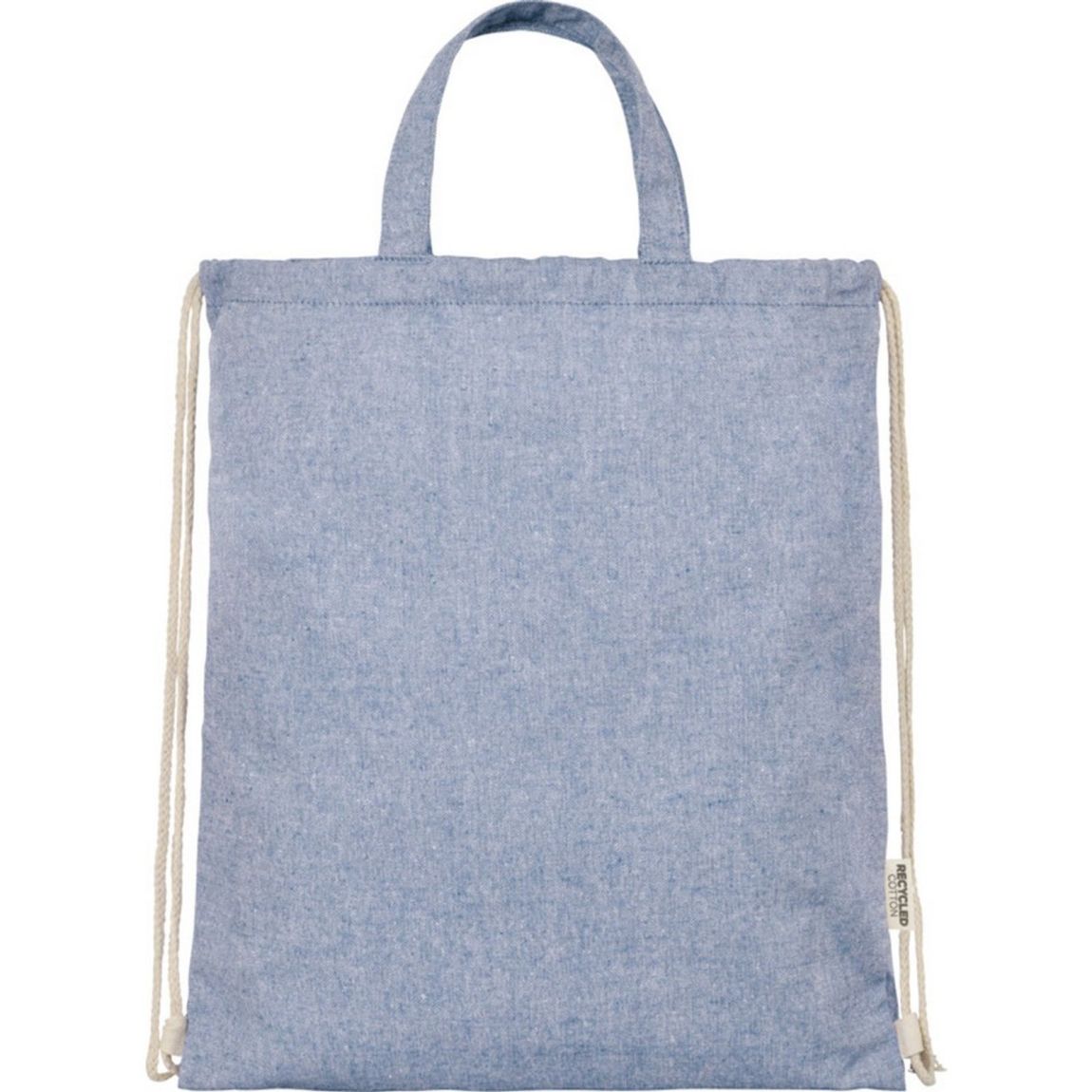 Sac Pheebs Coton Recyclé Bleu Chiné main product photo