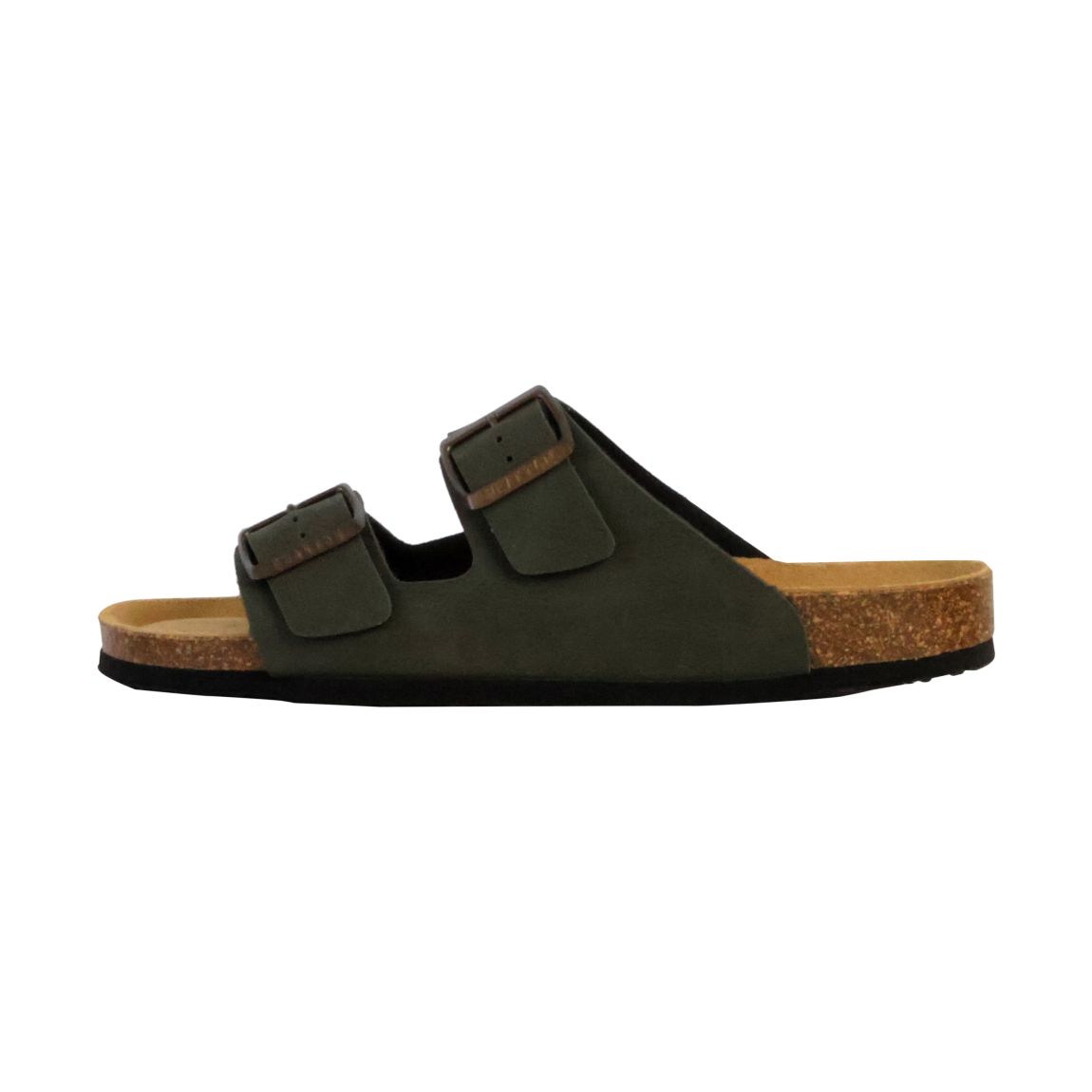Mules Cuir Barna Kaki main product photo