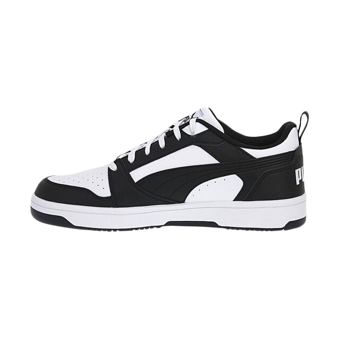 Basket Basse à Lacets Rebound v6 Low Blanc - Noir main product photo