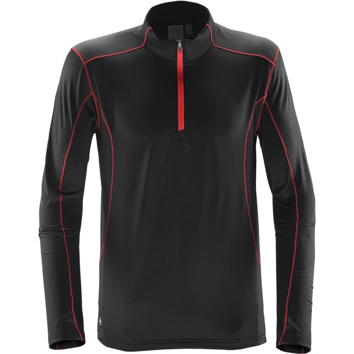 Pull En Polaire PULSE Noir / Rouge Vif main product photo
