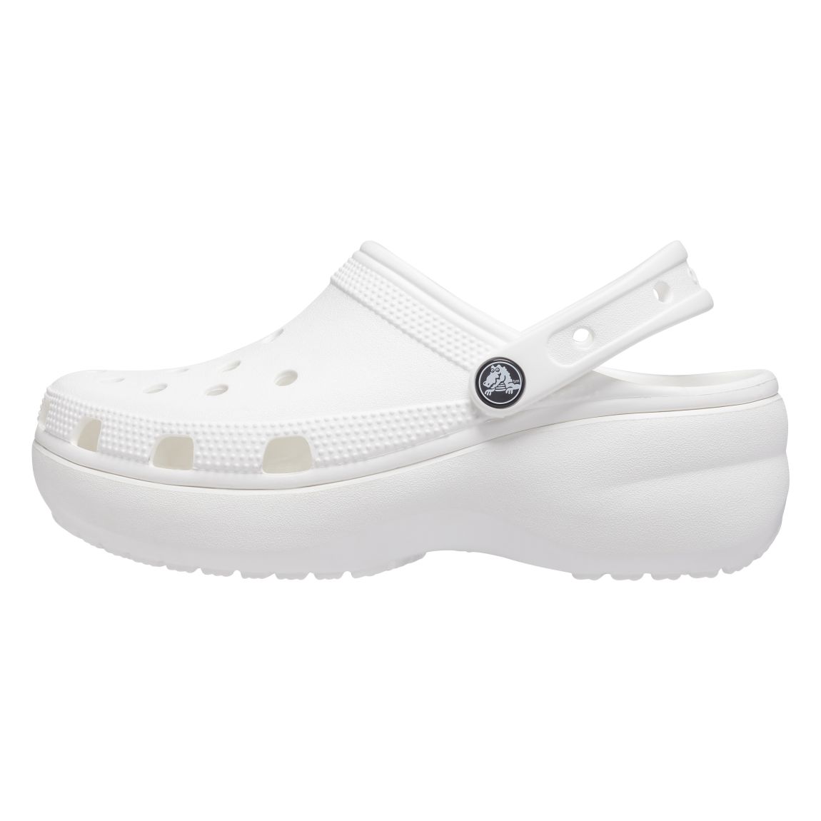 Sandales à Enfiler Classic Platform Clog Blanc main product photo