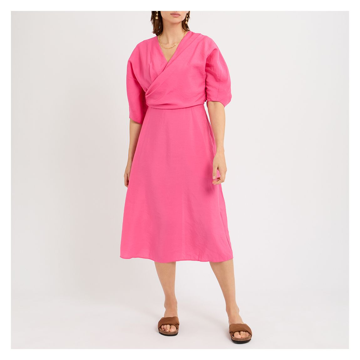 Robe Midi Damsel Rose Vif main product photo