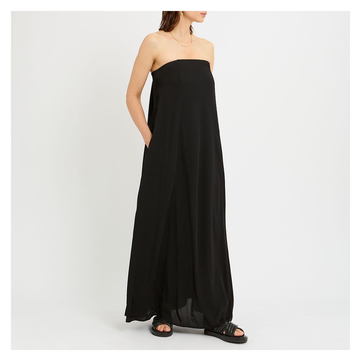 Maxi Bandeau Wister Noir main product photo