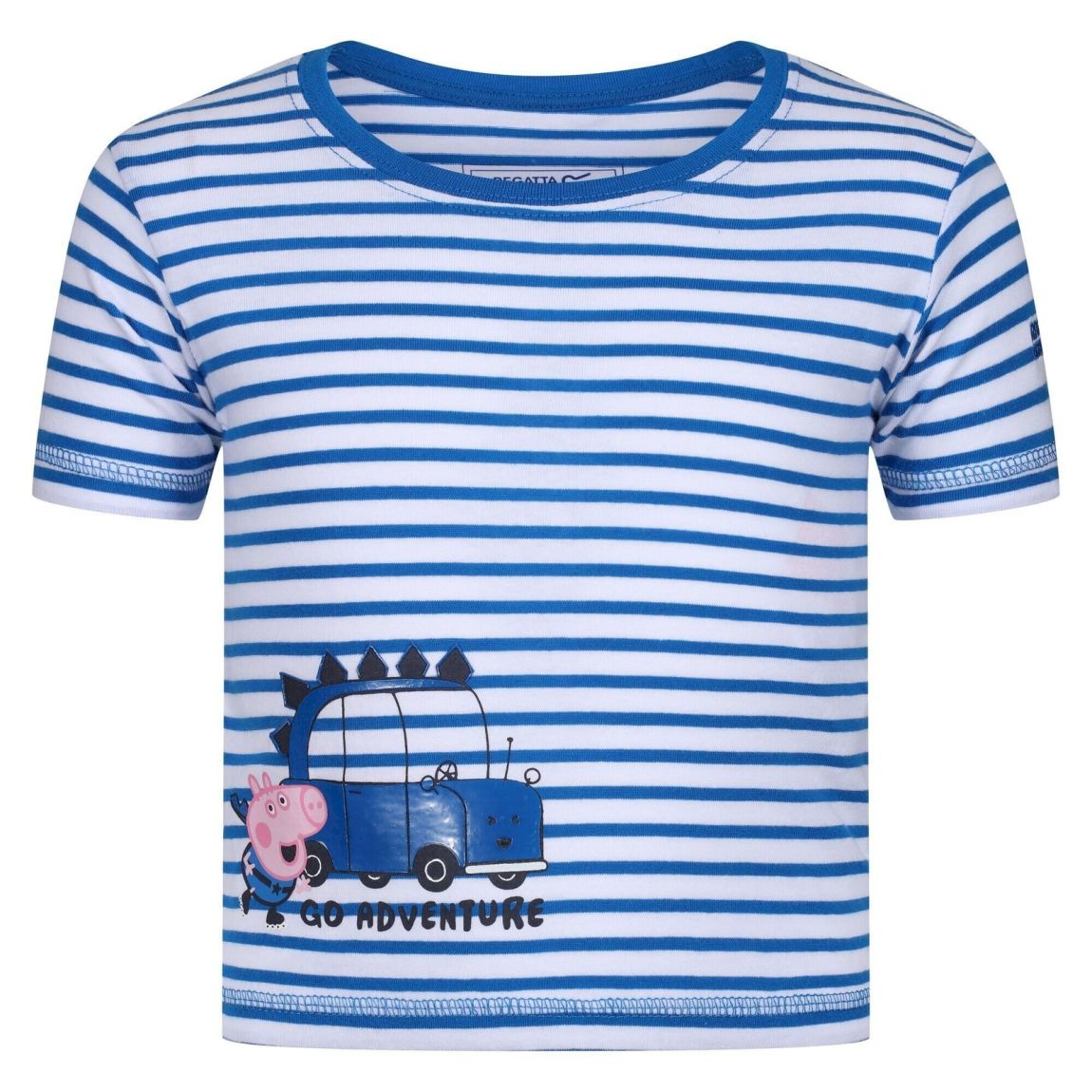 T-shirt Bleu Vif / Blanc main product photo