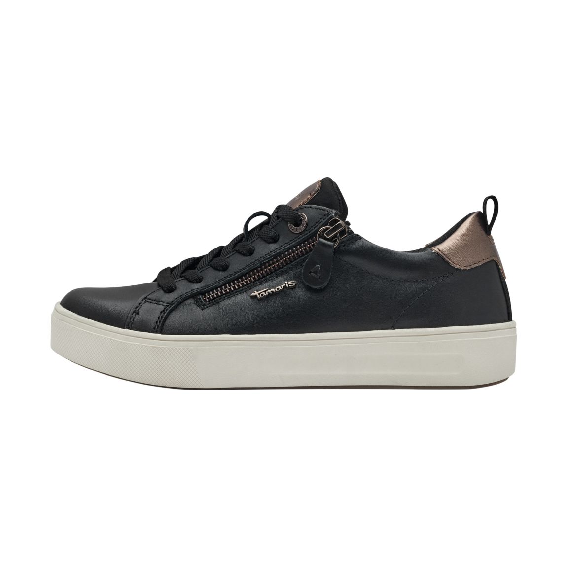 Basket Basse Cuir Noir main product photo
