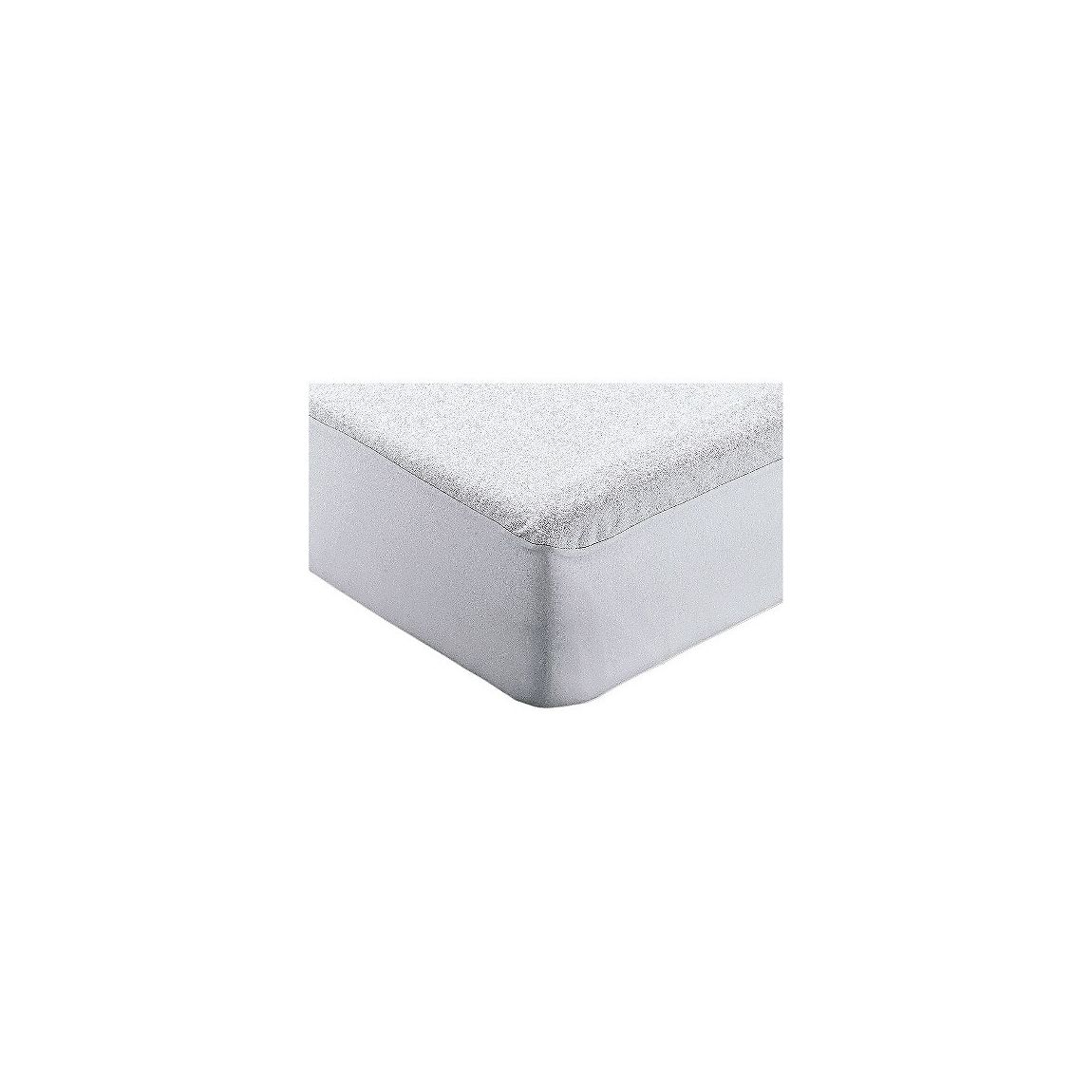 Protège Matelas 100% Polycoton Blanc Optique main product photo